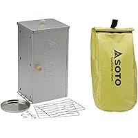 [ソト (SOTO)] スモーカー 燻製器 (熱燻 温燻) タープケース セット 組み立て式 コンパクト収納 屋外専用 キャンプ グループ ファミリー お手軽工房ケースセット ST-124S