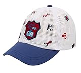 白いベビー野球帽、夏の赤ちゃん帽子、屋外の帽子/帽子、3-4Y