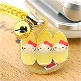 あれもこれも美味しそう 秋の味覚キティ根付(干し芋)