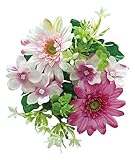 エルアーツ 造花 ガーベラリング 直径12cm ピンク E3776-02