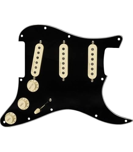 Amazon.co.jp: Fender ギターパーツ Pre-Wired Strat Pickguard