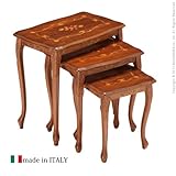 ヴェローナクラシック 猫脚 象嵌 ネストテーブル