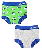 Ez Undeez 幼児男の子 トイレトレーニングパンツ パッド入り裏地付き 2T カーズグレー無地
