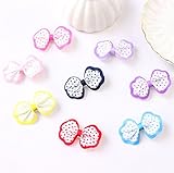 【爱莉セレクトショップ】 ヘアピン ヘアクリップ 8点セット 8色 ヘアアクセサリー リボン 子供用 蝶ヘアピン 髪飾り お花ヘアアクセサリー お姫様 誕生日 パーティ 記念日 イベント (3#)