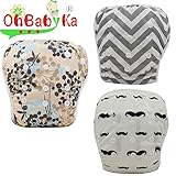 OHBABYKA赤ちゃん ベビー服 赤ちゃん 服 ベビー 水着 女の子 男の子 男児 女児 水着 再利用可能 防水 スイム布 水遊び スイムパンツ おむつ 3枚セット (YK182238)