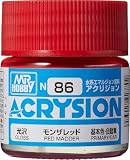GSI クレオス(GSI Creos) アクリジョンカラー モンザレッド 光沢 10ml 模型用塗料 N86