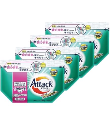 Amazon.co.jp: 花王 アタック 高活性バイオパワー 詰替 750g