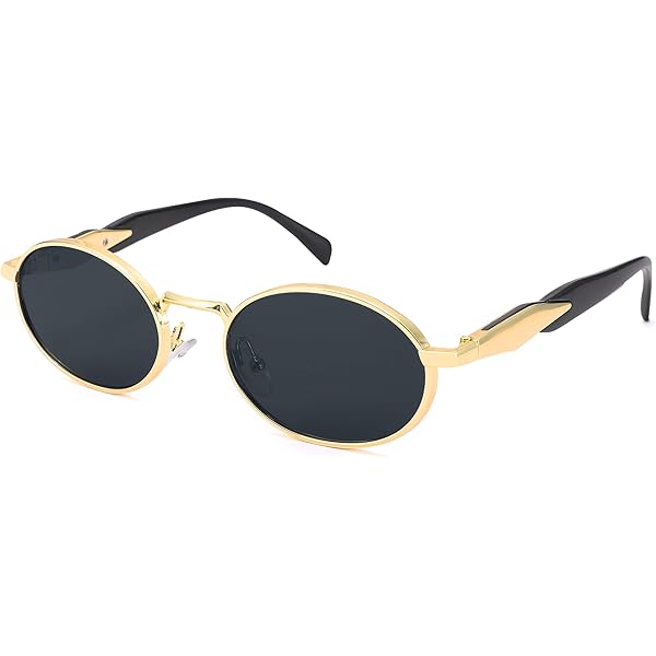 Amazon | Hillington G トレンディ レトロ オーバル サングラス