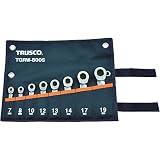 TRUSCO(トラスコ) ラチェットコンビネーションレンチセット(ショートタイプ)8本組 TGRW-800S