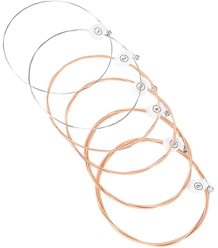 Amazon.co.jp: ギター弦 セット 6弦 アコースティックギター用