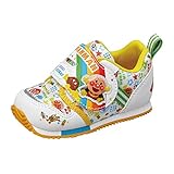 ＜取寄＞ アンパンマン　アンパンマンのベビーシューズ　子供靴 ベビー シューズ スニーカー Moonstar ムーンスター　APM B16 ホワイト ホワイト 14.0cm