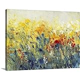 ティム・オトゥールプレミアムシックラップキャンバス壁アート印刷題名花揺れI 40" x 30" 2395747_24_40x30_none