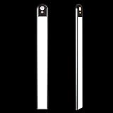 Bacowikin 42CM Motion Sensor Light,57LED Under Cabinet Light,Wireless USB Rechargeable Led Light Bar,Magnetic Strip Led Light