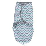 [ スワドルミー ] Swaddle Me おくるみ ORIGINAL SWADDLE STAGE 2 コットン ベビー アフガン S/Mサイズ 54920 Teal Chevron サマーインファン