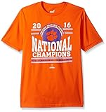 NCAA Boys NCAA Youth Boys Clemson Tigersナショナルチャンピオン半袖"カーブNation " Tee オレンジ