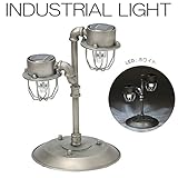 ソーラーライト LED ガーデンライト インダストリアルパイプライト ベランダ テラス 照明器具