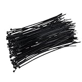 B Blesiya 強力　ナイロン結束バンド　ナイロンケーブルタイ　長さ20ｃｍ　100本入り - ブラック