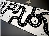ROAD RUG　ロードラグ　道路マット　大人インテリア　モノトーンインテリアにぴったり！