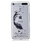 iPod Touch 第5世代 / 第6世代 ケース カバー, UNEXTATI 高品質 TPU 超薄型 柔軟 保護カバー ケース 液晶保護 脱着簡単 耐衝撃 軽量 Apple iPod Touch 