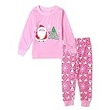 Brightup子供のクリスマス子供服、長袖 パジャマ 寝間着 上下セット
