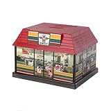 cfzhang Piggy Bank for Kids Personalized Largeコインカウントwithロックは開くお金ボックス誕生日ギフトゲームおもちゃ