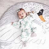 赤ちゃん スリーパー 布団 寝具 レイシークラシック(Lacey Classic) オムツ替えマット コットン インテリア ベビー キッズ プレイマット 赤ちゃん プレゼント 丸型 白鳥 マット プレ