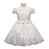 WIN 子供ドレス　女の子ウエディングドレス　夜会服　発表会　演奏会　誕生日　パーティードレス　リボン飾りドレス　子供フレアスカート　プリンセスドレス (130cm)