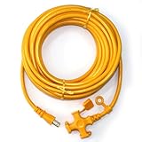 ソフト延長コード 15A 20m 3口 KM07-20/コードリール【KOWA】