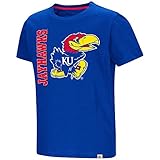 カンザスジェイホークスYouth NCAA Colossus of Clout半袖Tシャツ – ロイヤル、 Youth Medium ブルー