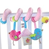 ベビーベッドハンギング　鶏人形　ベビーキッズベアー装飾おもちゃ　超かわいい　柔らか　安全　カラフル　音楽