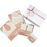 pasima パシーマ ベビーギフト 出産祝い4点セット 汗とりパット スタイ 抱っこひもカバー ハンカチ 4点セット ガーゼ 綿 コットン 日本製 (クール系)
