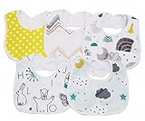 4層 ガーゼ スタイ 5枚セット ベビー ビブ よだれかけ (AA) [並行輸入品]