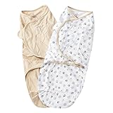 スワドルミー ベビー オーガニック おくるみ 2セット S/Mサイズ Lサイズ Summer Infant サマーインファント （サイズ：L、カラー：Baby Bee） SwaddleMe [並行輸入