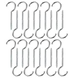 20ピース天井フック – Coatedスクリューフックfor holdingティーカップ、コーヒーカップ、洋服、台所用品、1.1インチの直径