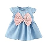 (プタス)Putars ベイビー服 子供服 女の子 ワンピース ドレス 蝶結び 可愛い オシャレ プリンセス 旅行 記念日 プレゼント 6-24ヶ月