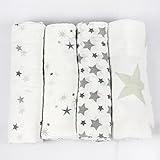 エイデンアンドアネイ Aden + Anais おくるみ 4枚セット swaddling wrap(カラー：17/twinkle)【並行輸入】