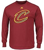 Cleveland Cavaliers Mens Burgundy The Assist長袖Tシャツ X-Large レッド