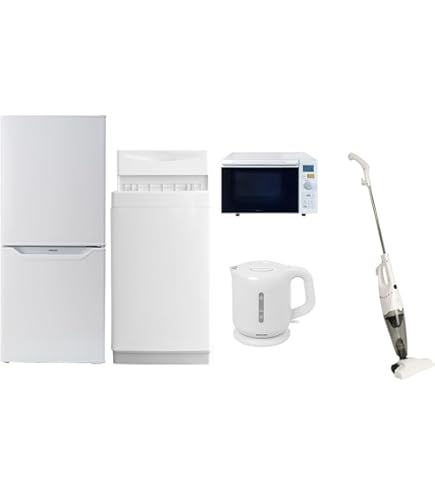 Amazon | [山善] 【新生活家電5点セット】 家電セット 冷蔵庫106L 洗濯