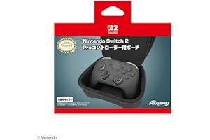 【任天堂ライセンス商品】Nintendo Switch 2 Proコントローラー用ポーチ ブラック