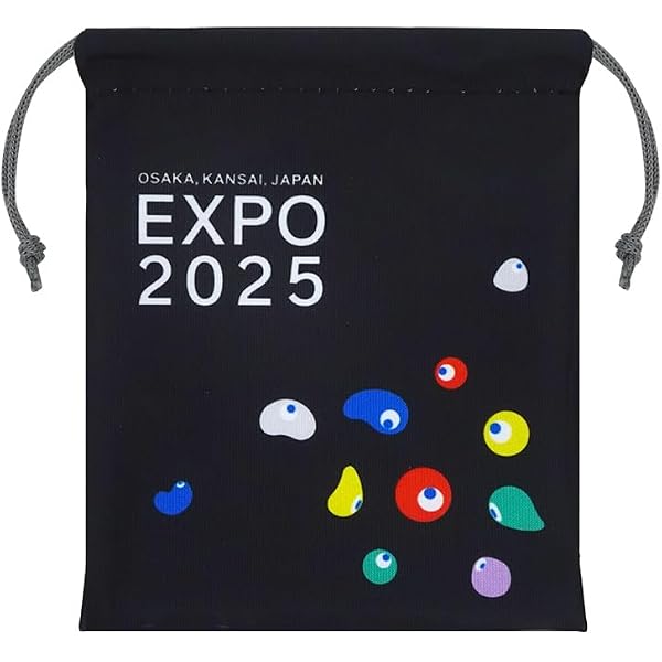 Amazon.co.jp: [トスパ] 巾着袋 ポーチ ミャクミャク 2025大阪・関西