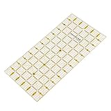 Dovewill 30x15センチメートル　長方形　定規　便利　グリッド　アクリル　キルティング　テンプレート　パッチワーク　工芸品
