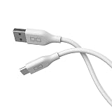 CIO 柔らかいシリコンケーブル USB タイプC(Type-C) タイプA(Type-A) QC3.0 2.4A 急速 充電 2m 絡まない iPhone15 Xperia Galaxy Android CIO-SL30000-AC(ホワイト)