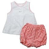 《初夏盛夏対応》(日本製) Pample Mousse(パンプルムース) 上衣オーバーレースタンクトップミルキースーツ 70cm /OW NO.DP-72454