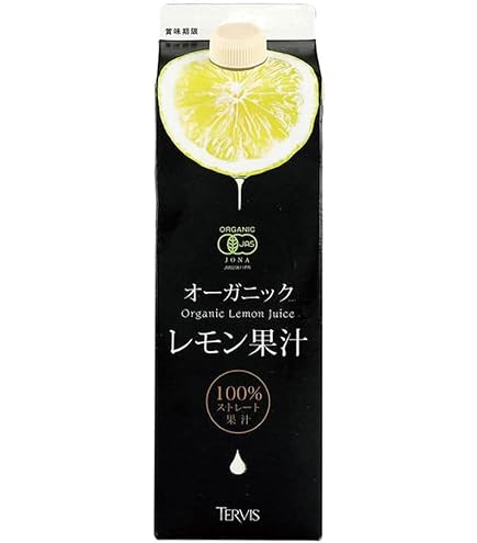 テルヴィス 有機レモン果汁 1000ｍ紙パック×6本入 1000ml６本 Amazon.co.jp: テルヴィス 有機レモン果汁 1000m紙パック×6本入