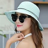 Hatrita-J 夏の太陽のキャップ帽子女日除け帽晒晒折り畳み麦わらアウトドア大に沿って砂浜帽 d