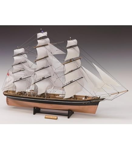 Amazon | ウッディジョー/木製帆船模型 1/100カティサーク[帆付]＋塗料 