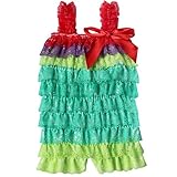 （イーエフイー）EFE 女の子 ベビーロンパース　レース　蝶結び　誕生日|プレゼント|普段着|記念撮影|100日祝い パープル M
