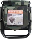 Camouflage Foldable Chair With Zipper Gear Pouch [並行輸入品]