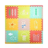 子供用漫画クロールマット、ベッドルームフォームクライミングマット、家庭用泡パッド30 * 30 * 1.2cm (Color : Star models)