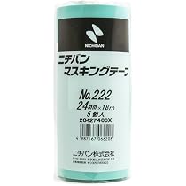 Amazon | ニチバン マスキングテープ 車両用 5巻入 24mm×18m 222H-24
